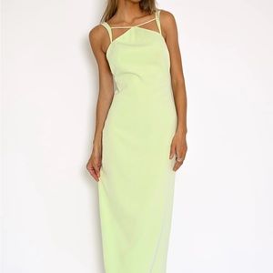 Remington dress pea green